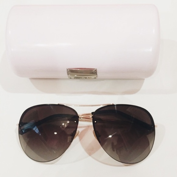 Jimmy Choo Accessories - Jimmy Choo Aviator Sunglasses